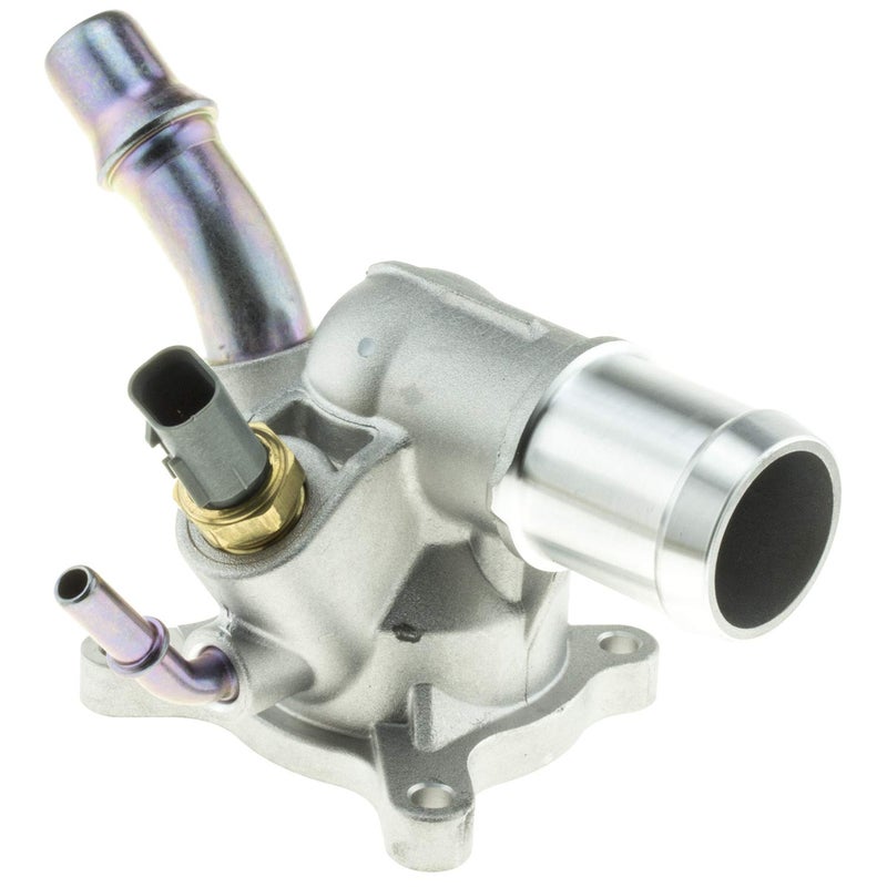 MotoRad 816-194 Integrated Housing Thermostat 194 Degrees Pack of 1 Engine Coolant Thermostat Housing Assembly Fits Jeep Cherokee 14â€“23 Compass 18â€“22 Renegade 15â€“21 Dodge Dart 13â€“16 Chrysler 200 15â€“17 - Image 1